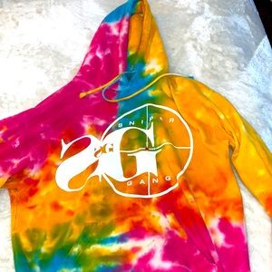 Sniper gang hoodie tie dye